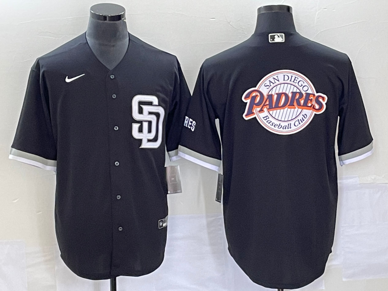 Men's San Diego Padres Black Jersey